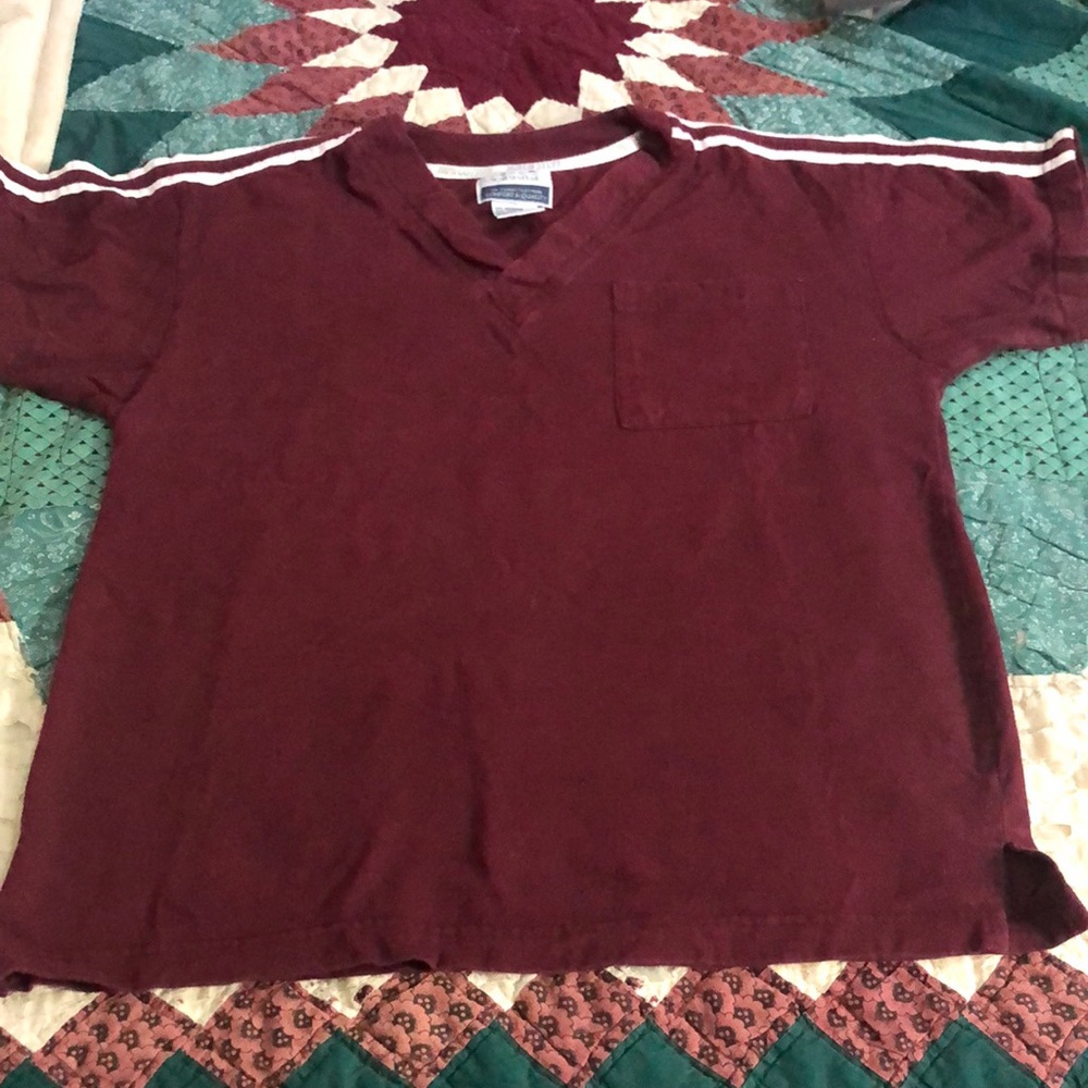 Scrub Stuff 100% Cotton Scrub Top w/ front pocket size Med